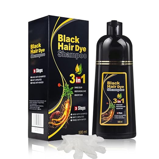 BLOSDREAM Black Hair Shampoo 3 in 1-100ml ⭐⭐⭐⭐⭐ 5 Star Reviews